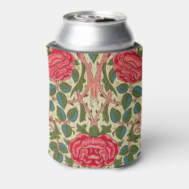 Porta-lata William Morris Rosa Floral Chintz Rosa