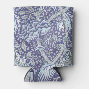 Porta-lata William Morris Windrush Padrão Floral Azul