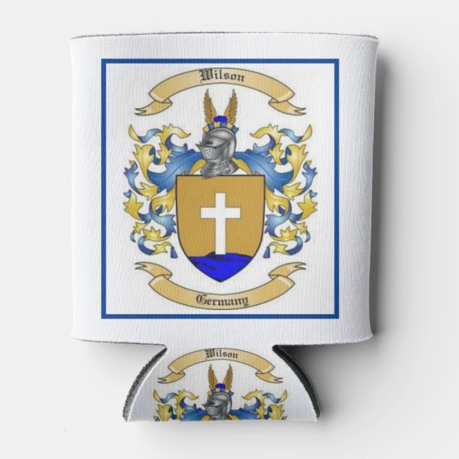 Porta-lata Wilson Family Crest *Casaco de Armas* (Frente)