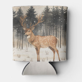 Porta-lata Winter Majestade Stag Winter Scense