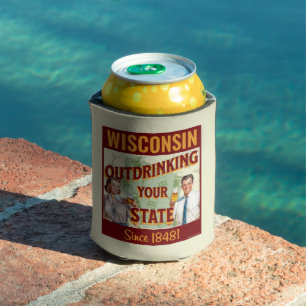 Porta-lata Wisconsin Bebe Mais que seu Estado desde 1848