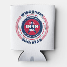 Wisconsin State Pride Monographic Cooler