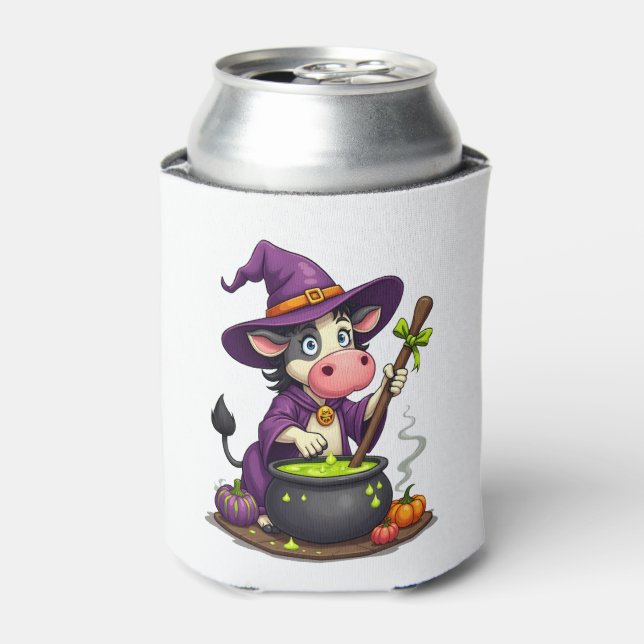 Porta-lata Witch Cow Cauldron Brew (Can Front)