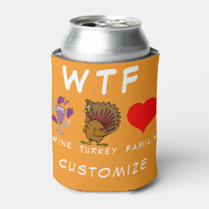 Porta-lata WTF Wine Turkey Family Thunder_Cove