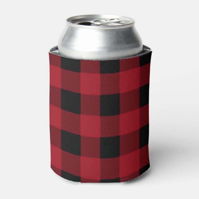 Porta-lata Xadrez de Buffalo, Xadrez de Lumberjack, latas (Can Front)