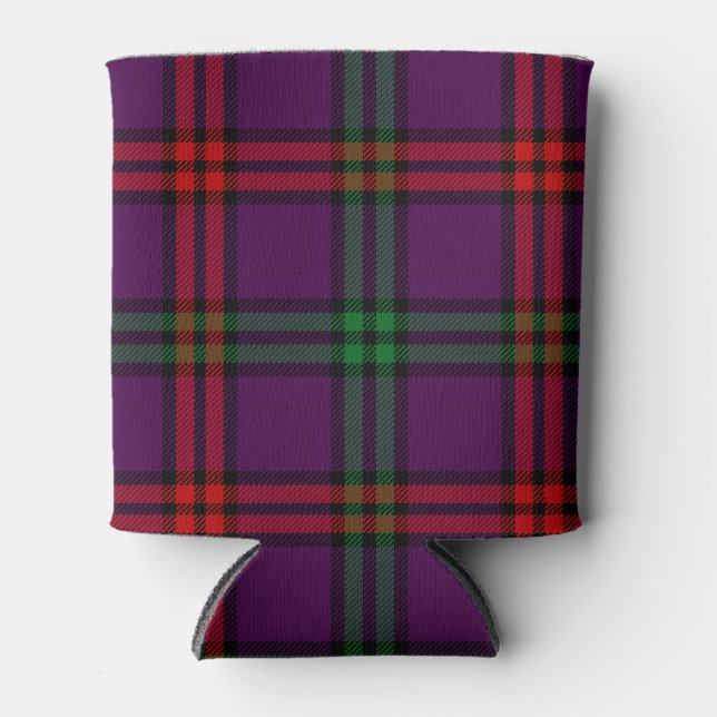 Porta-lata Xadrez de Clã Montgomery Tartan da Escócia (Frente)