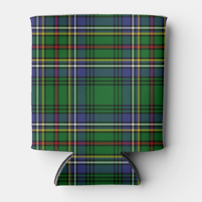 Porta-lata Xadrez de Clan Cockburn Tartan da Escócia (Frente)