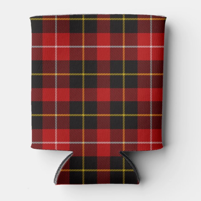 Porta-lata Xadrez de Clan Connel Tartan da Escócia (Frente)