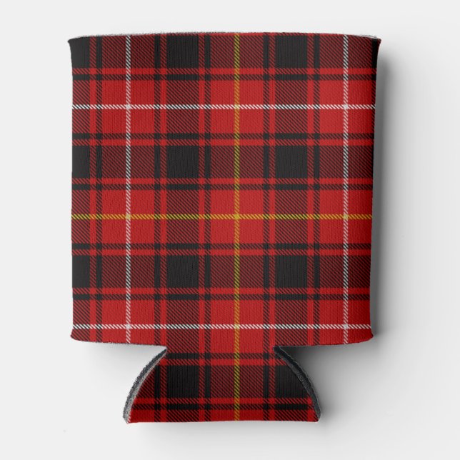 Porta-lata Xadrez de Clan MacIver Tartan da Escócia (Frente)