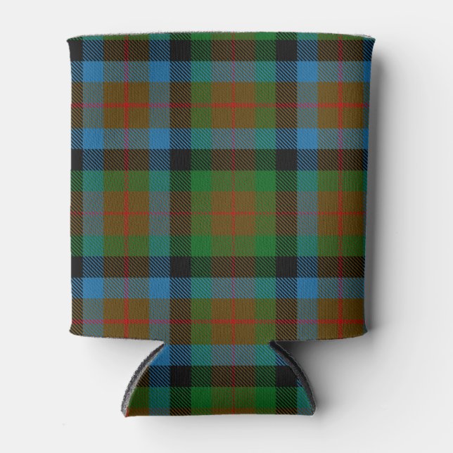 Porta-lata Xadrez do Scottish Clan Tennant Tartan (Frente)