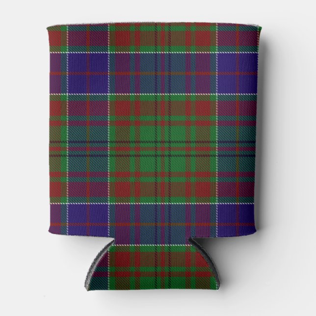 Porta-lata Xadrez Escocesa Clan Adams Tartan (Frente)