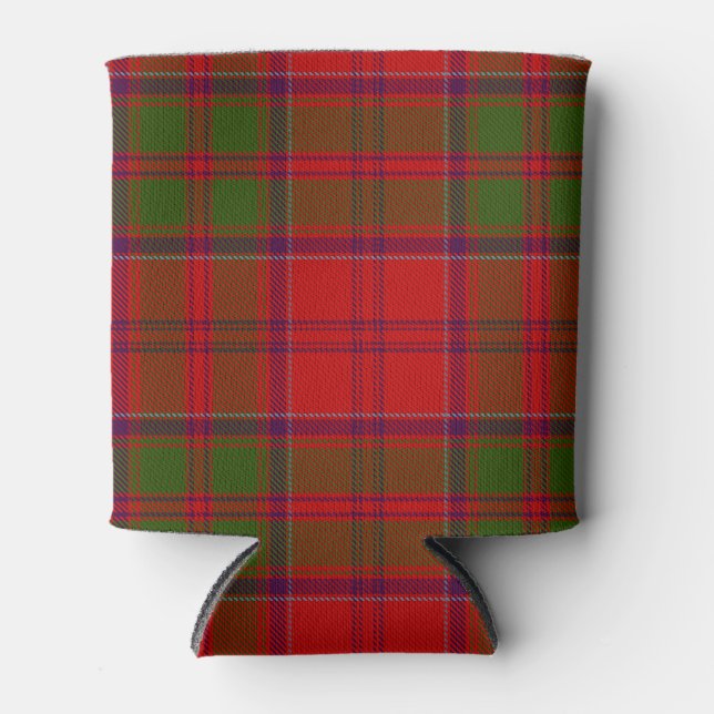 Porta-lata Xadrez Escocesa Clan Drummond Tartan (Frente)
