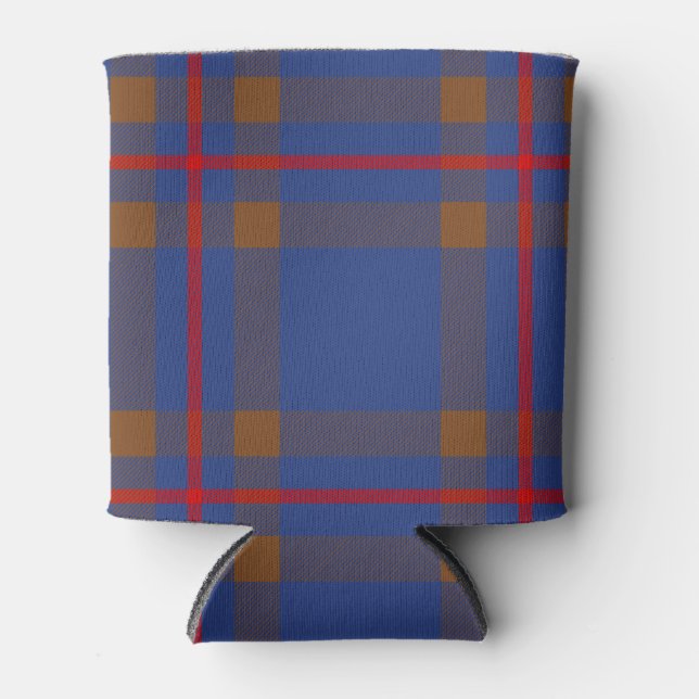 Porta-lata Xadrez Escocesa Clan Elliot Tartan (Frente)