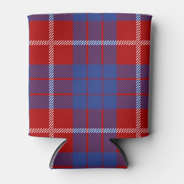 Porta-lata Xadrez escocesa Clan Hamilton Tartan (Frente)