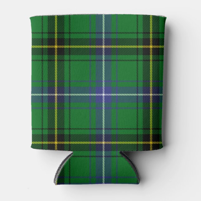 Porta-lata Xadrez escocesa Clan Henderson Tartan (Frente)