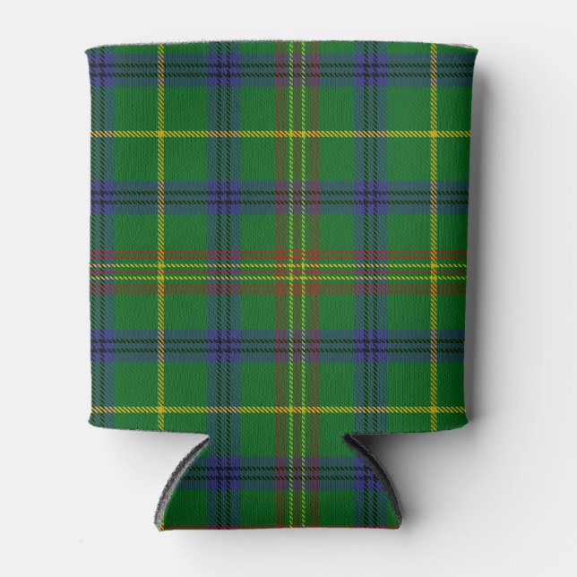 Porta-lata Xadrez Escocesa Clan Holmes Tartan (Frente)