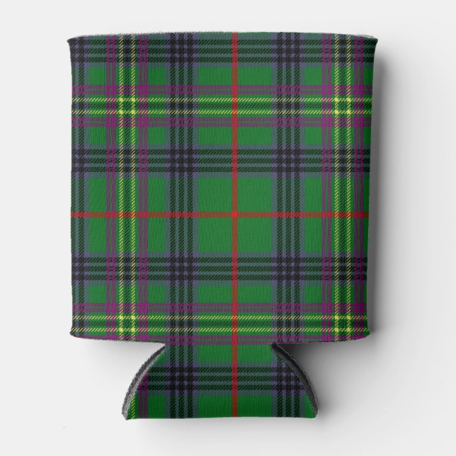 Porta-lata Xadrez Escocesa Clan Kennedy Tartan (Frente)