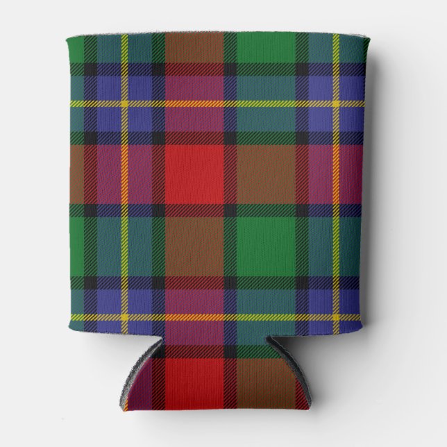 Porta-lata Xadrez Escocesa Clan Kilgore Tartan (Frente)
