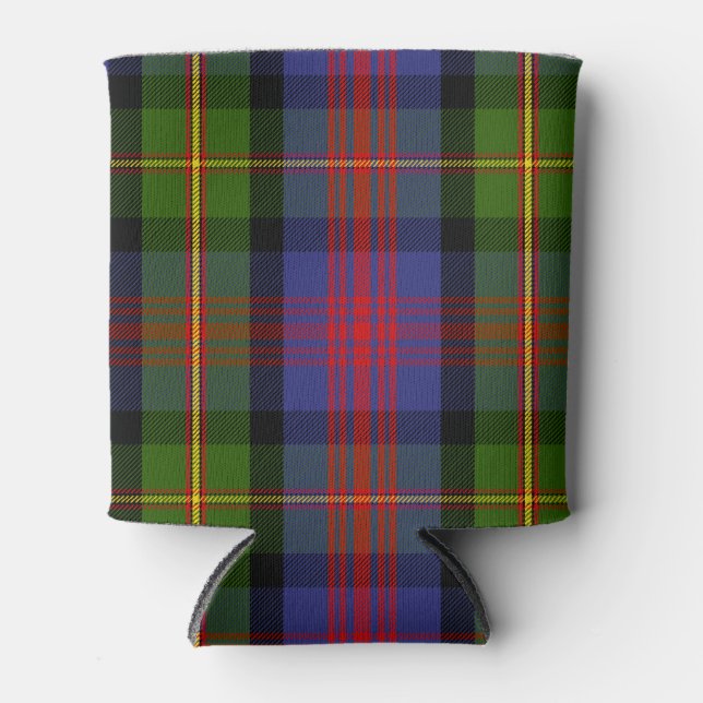 Porta-lata Xadrez Escocesa Clan MacLennan Tartan (Frente)