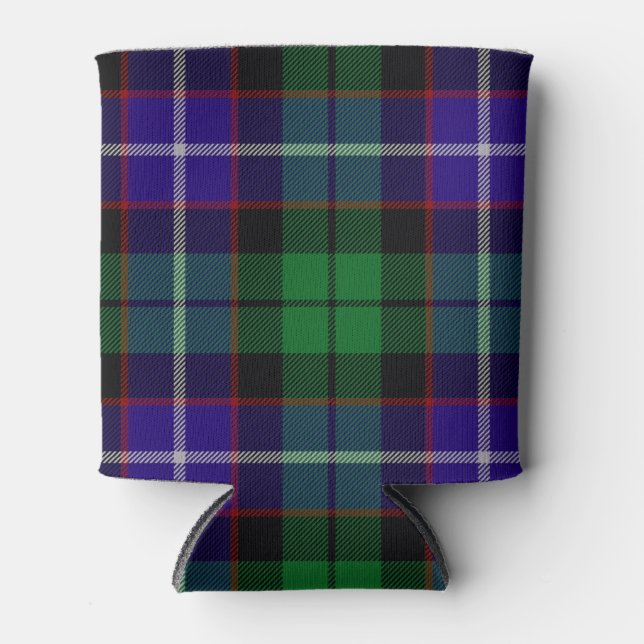 Porta-lata Xadrez escocesa Clan Mitchell Tartan (Frente)