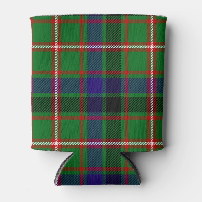 Porta-lata Xadrez Escocesa Clan Reid Tartan (Frente)