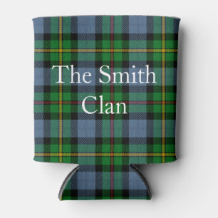 Porta-lata Xadrez escocesa Clan Smith Tartan pode resfriar