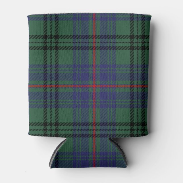 Porta-lata Xadrez escocesa Clan Walker Tartan (Frente)