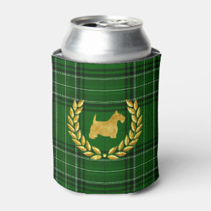 Porta-lata Xadrez verde Dourado do Scottie & da grinalda