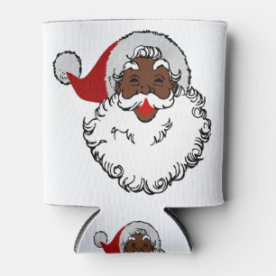 Porta-lata xmas black santa claus