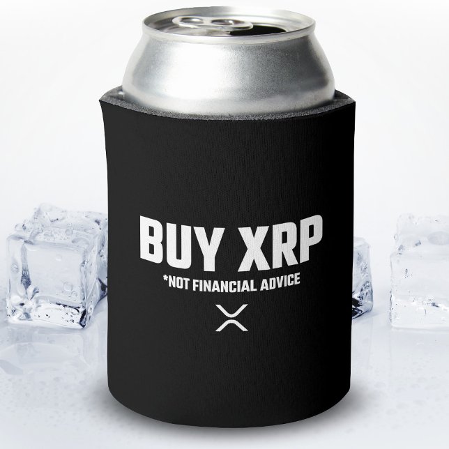 Porta-lata XRP Crypto Memory Not Financial Advice Dispenser (Criador carregado)