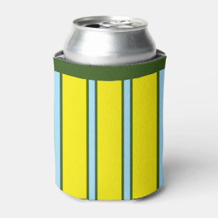 Porta-lata Yikes Stripes, Lata Amarela-Limão Mais Fria