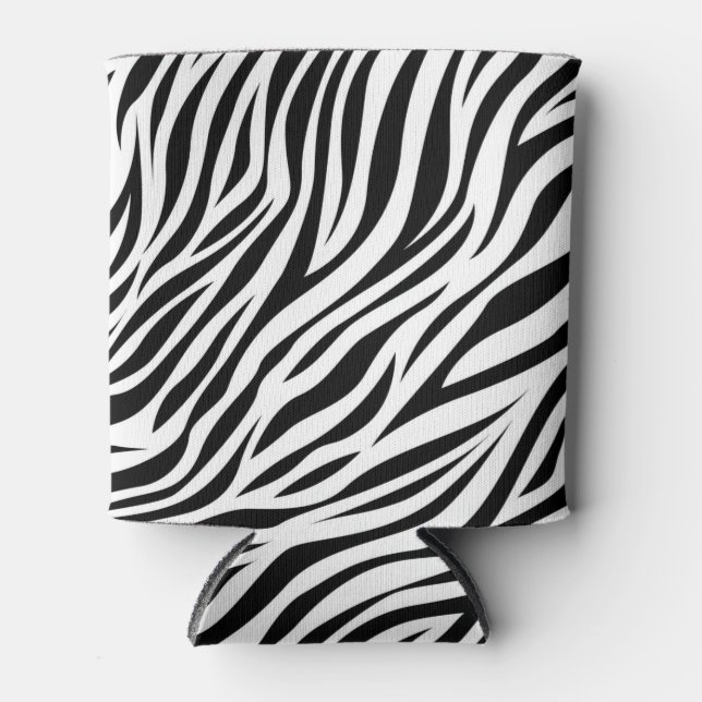 Porta-lata Zebra Animal Skin Impressão Pattern-15391 (Frente)