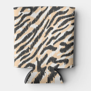 Porta-lata Zebra Leopardo Escrivora: Pele de Vintagem