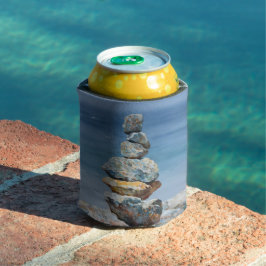 Porta-lata Zen Balancing Rocks Serenity Style Can Cooler