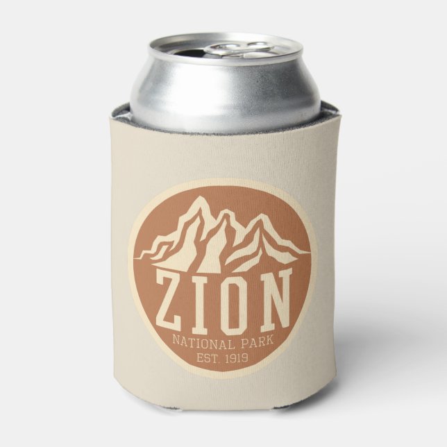 Porta-lata Zion National Park Utah EUA Outdoor Retro (Can Front)