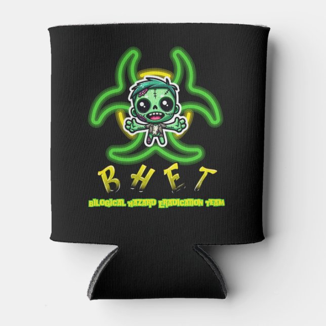 Porta-lata Zombie engraçado (Frente)