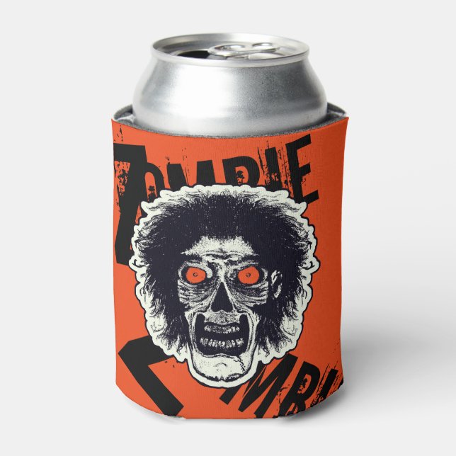 Porta-lata Zombie - Olhos Laranja (Can Front)
