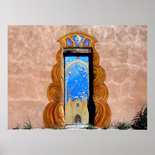 Porta para Papais noeis Fe Poster (Frente)