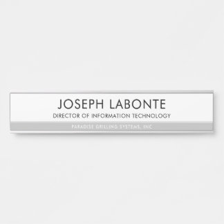 Porta Paradise Grills - Placa de Parede Personalizada