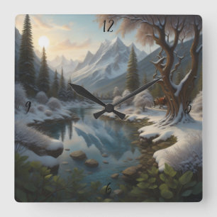 Porta Personalizada de Relógio de Parede