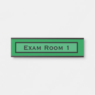Porta Placa de Identificação da Sala de Exame do Dentist