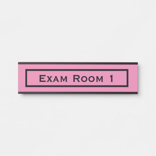 Porta Placa de Identificação da Sala de Exame do Dentist (Frente)