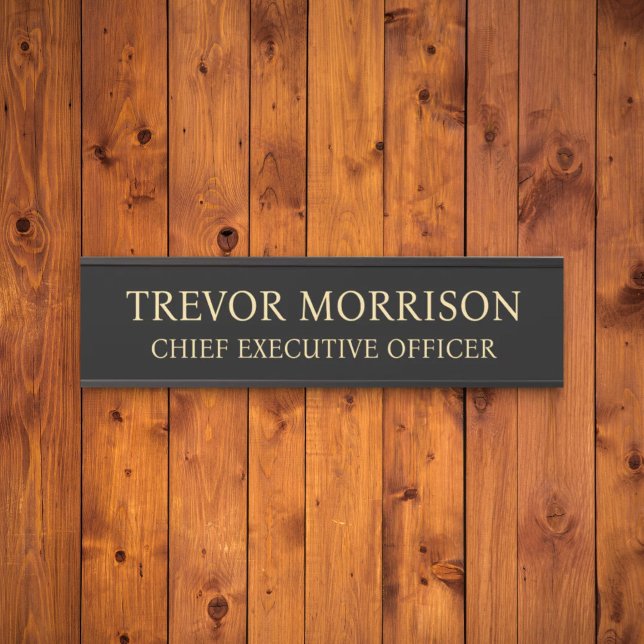 Porta Placa de Nome Personalizada Profissional para Port (Criador carregado)