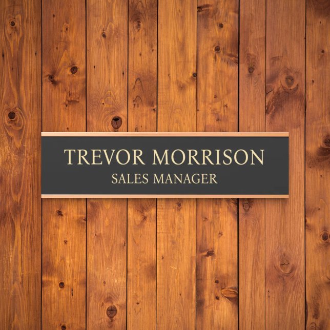 Porta Placa de Nome Personalizada Profissional para Port (Criador carregado)