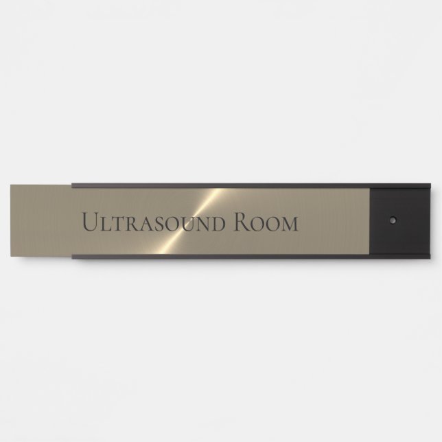 Porta Placa de Nomes de Manobras da Sala Ultrassônica (Frente)
