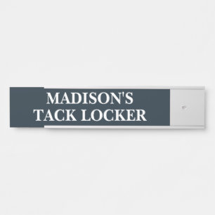 Porta Placa Personalizada para Sala de Arreios de Cavalo