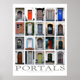 Portais fotografia de porta poster