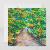 Portão do amor da paisagem do outono