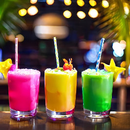 Portas copos de cocktail de frutas