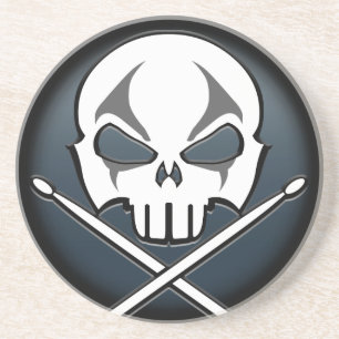 Portas copos de tambor com Porta copos de metal pe